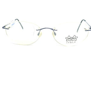 Luxottica Eyeglass Frame LU‎ 758 T339 Purple Rimless 53-17-135 H15676